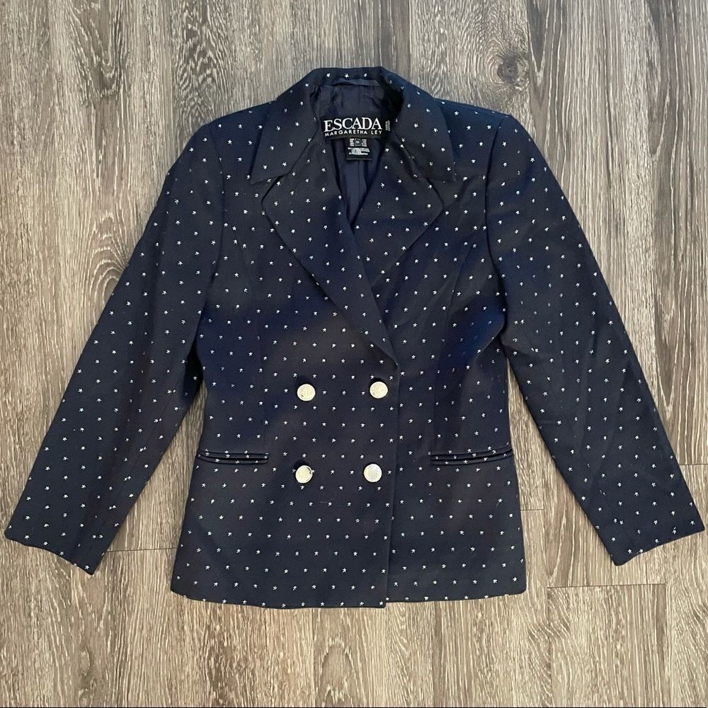 Escada vintage star blazer